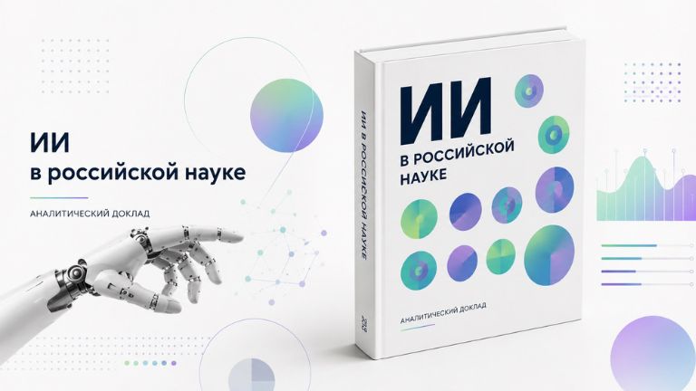Иллюстрация к новости „ИИ в российской науке: цифровые инструменты в пространстве исследовательских практик“